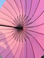 ২৪ শিকের প্রিমিয়াম ছাতা  ( Pink Color ) - Image 3